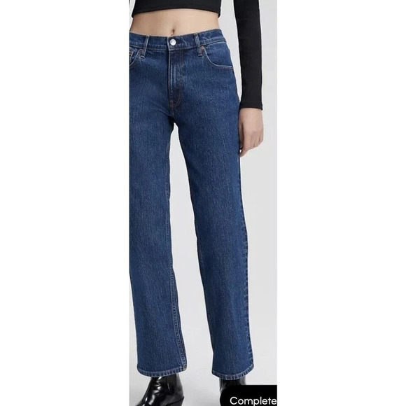 calvin klein 90s Low Rise Straight Jean Size 30 casual denim fall classic $200 - Picture 2 of 7